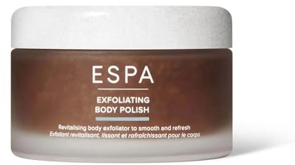 ESPA | Exfoliating Body Polish | 180ml | Body Scrub to Gently Sweep Away Dry, Dull Skin | Aloe Vera & Apricot Seed Kernels | Hyrdates, Smoothes, Refines & Conditions | Vegetarian | For All Skin Types