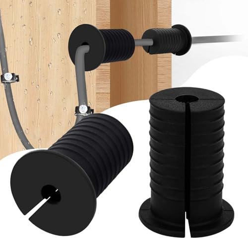 MYZHRE Starlink - Kit di instradamento cavi per foro da parete da 2,5 cm, passacavi da parete Starlink, anello di tenuta in silicone perforato, passacavi, passacavi da parete per cavo Ethernet