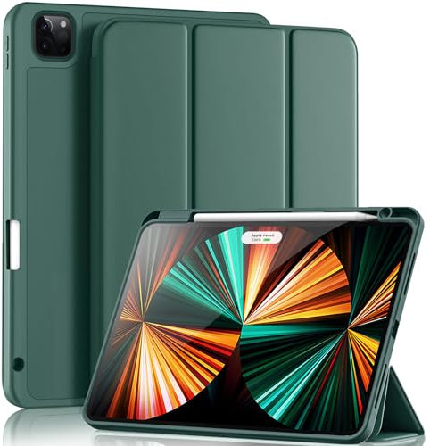 Yuloigan Progettata per iPad Pro da 11 pollici, custodia di quarta generazione con portapenne, custodia protettiva adatta anche per iPad 11 Pro Case di terza generazione 2021/2a generazione 2020,