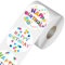 500 Stück Runde Happy Birthday Aufkleber Selbstklebende Geburtstags Stickers Rolle 1.5 Kinder Geburtstagskarten Umschlagsiegel Geschenktüten Sammelalbum Geburtstagsparty Deko