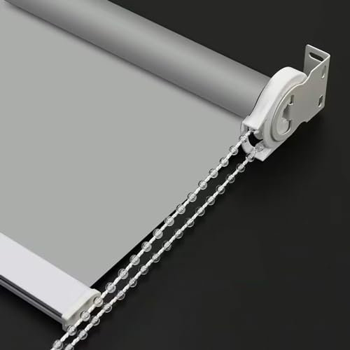 YUJIANHUAA Verdunkelungsrollo Seitenzugrollo Kettenzugrollo Fensterrollo,Thermorollo Sichtschutz und Sonnenchutz,Rollos Hitzeschutz für Fenster & Tür,Anpassbar,Breite×Höhe (140cm x 300cm)