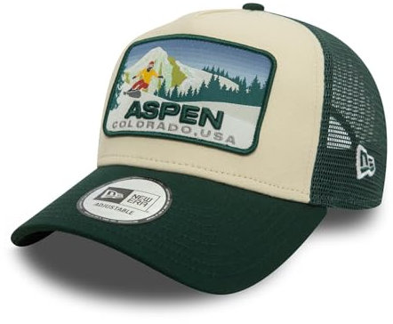 New Era A-Frame Mesh Trucker Cap - Aspen Colorado