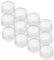 Luxshiny Shaker Bottle Replacement Lid: 12pcs Cocktail Shaker Lids Universal Reusable Cup Cover Anti-Splash for Home Milk Tea Shops and Beverage Stores