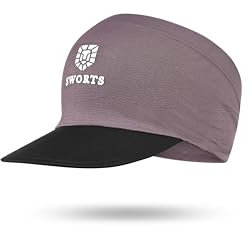SWORTS Bandana Visor Cap I Performance Visier mit Anti-Schweiß Stirnband (Für Running, Tennis & Golf)