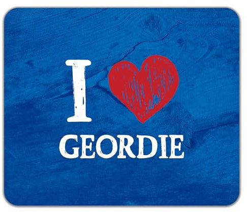 Shopagift I Love Geordie Mouse Mat Pad Newcastle Upon Tyne North East 24cm x 19cm