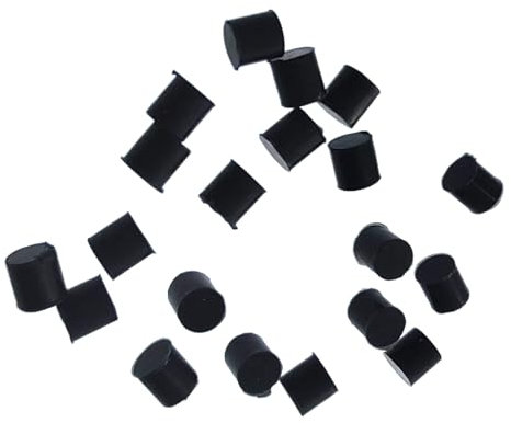LAMDNL 20 Stück Ventile Rotor Silikon Stoßstange Stop Französisches Horn / Posaune Drehventile Pufferstopp Silikon-Pad einfach zu bedienen