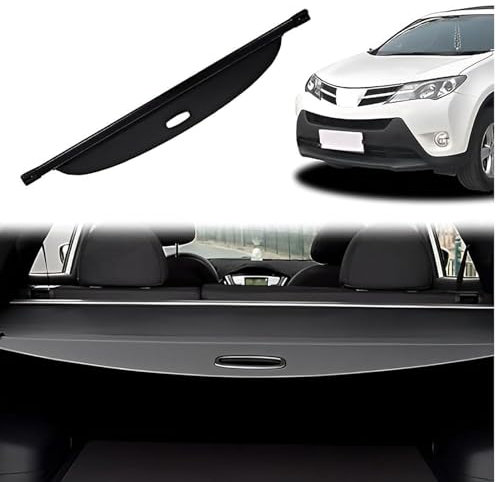 XQNNNBBB Auto Laderaumabdeckung Kofferraum für Toyota RAV4 2020, Laderaumabdeckung Kofferraum Schutz Abdeckung Cargo Cover Ersatz Zubehör