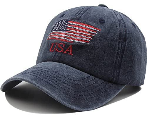 Keuyeo Unisex Usa Flag Baseball Cap Summer Military Hat American Independence Day Outdoor Sport Caps Casual Adjustable Hats