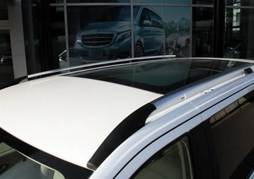 Dachträger Autodachreling Dachträger Dachgepäckträger Für Benz Für VITO Für V-Klasse V260L W447 2016 2017 2018 2019 2020 2021 2022 2023 2024 2025 Auto-Gepäckträger(3430mm Silver)