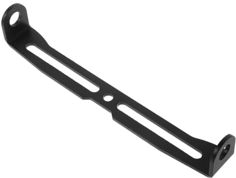 JECOMPRIS Motorrad Blinker Halterung Universal Metall Gabellichthalter Elektroroller Blinker Licht Halterung FüR Sichere Scooter Montage Schwarz