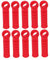 Levemolo 10pcs Mop Handle End Cap Set Foam Tube Vinyl End Cap Mop Rod Broom Handles