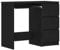 vidaXL Schreibtisch Schwarz Eichen-Optik 90x45x76 cm Holzwerkstoff, Tisch, Bürotisch, Computertisch, Tische, Arbeitstisch, Büroschreibtisch, Büromöbel