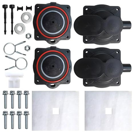 Rudiaoa Les Pompes À Air Reconstruisent Les Kits HiBlow HP80 HP60 HP80-0117 HP80-0110 CS103EL AS500 AA500 DF50 DF60 Diaphram Filtre Vis Filtre Kits