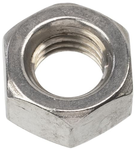 AERZETIX - Paquete de 15 tuercas hexagonales M12x1,75 mm con rosca métrica - en acero inoxidable - color plata