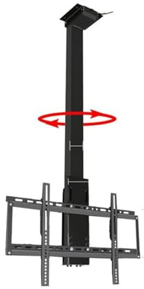Support Tv Rotatif Manuel À 360° - Support Tv Plafond Réglable, Support Tv Électrique, Compatible Avec Les Supports Tv Motorisés De 32 À 75 Pouces Avec Télécommande, Support Tv Plafond Motorisé, 900,