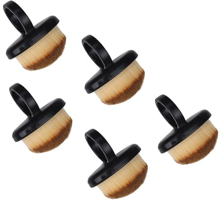 5 Pcs Nails Brush Rings Shaped Duster Rings Manicure Art Dusting