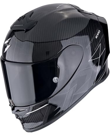 EXO-R1 Evo Carbon Air Cynergy Motorrad Helm Schwarz Weiß