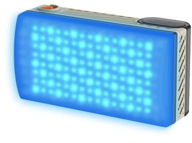 60W RGB Luce Video, ZHIYUN FIVERAY M60 Ultra[Ufficiale] Luce Portatile per Fotocamera con Cold Shoe, Controllo APP, 360° a Colori, 2500K~10000K, LED Pannello Luci per DSLR Foto Illuminazione, 430g