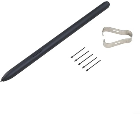 Stylet électromagnétique pour Kindle Scribe : 4096 niveaux de pression, toucher antiallergique, gomme intégrée, avec 5 embouts de rechange