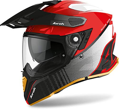 Airoh HELMET COMMANDER PROGRESS LIMITED RED GLOSS EDITION XL, rot