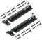 TERF® Heavy Duty Tower Door Bolt Barrel Slide Lock Black 250mm [10''] Door Latch with Screws Ideal for Internal External Strong Doors Locks for Bathroom Shed Garden Gate and Multi Use - Pack of 2