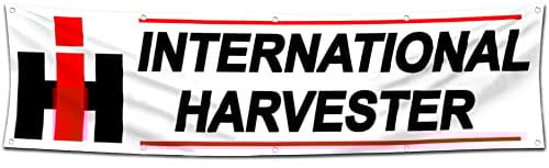 Aihccy Landwirtschaftliche Geräte-Erntegeräte Garage Shop Banner Flagge funktioniert für internationale Ernteflagge, Banner 0,6 x 2,4 m Garage Shop Wanddekoration Flagge