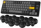 ZIYOU LANG Cloud-Soft Wrist Rest Keyboard Ergonomic Hand Rest Support With Washable Memory Foam Wrist, Easy to Wipe, Non-Slip Base Support for Computer Laptop Working Gaming Typing Pain Relief - Black