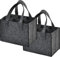GangGangBAO Flaschentasche 6 Fächer, Flaschenträger Filz Flaschentasche Bier Bottle Bag Männerhandtasche Flaschen Tasche Filztasche Weinflasche Tasche Flaschenhalter (2)
