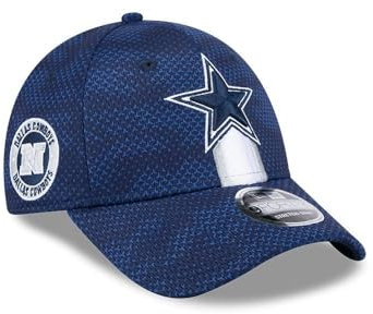 New Era Dallas Cowboys NFL 2024 Sideline Blau Verstellbare 9Forty Stretch Snapback Cap - One-Size