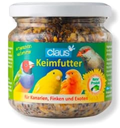 Claus Semillas Germinadas para Canarios y Pájaros Tropicales 210g
