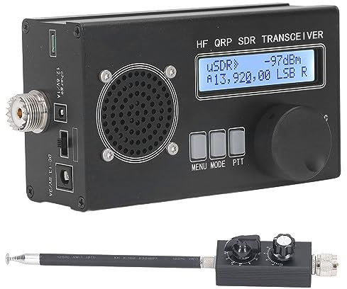USDR USDX Mini 8-Band SSB SDR Kurzwellen-Radio-Transceiver SDR-Transceiver CW QRP-Transceiver Tragbares Radio aus Aluminiumlegierungsmaterial für DIY-Kommunikation Im Automobil