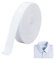 BENECREAT Etiquetas de Tela Termoadhesivas de 20 m para Marcar la Ropa,Nombre para Escribir de 16mm, Cinta de Algodón En Blanco para el Hogar, Uso de la Escuela Y Lavandería, Decoración Artesanal