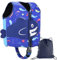 Nigecue Hochwertige Schwimmweste aus Neopren, ideale Schwimmhilfe für Baby Kinder Jungen und Mädchen, Verstellbarem Schrittgurt, inkl. Kordelzugtasche, Größe: L für 6-8Jahre / 30-40KG