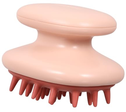 Anneome Kopfhautmassagegerät Shampoobürste aus Abs für Nasses und Trockenes Haar Stimuliert die Kopfhaut Stress