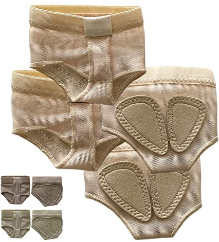 DANCEYOU Füßlinge Ballenschutz Tanzschuhe Zehenpolster Schoner Ballett Trainieren Sport Zehenschutz für Kinder und Erwachsene 2er Pack XL