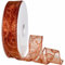 Morex Ribbon 7416.40/50-633 Swirl 3,8 cm x 45,7 m Nylon durchscheinendes Glitzerband, Kupfer, Urlaubsbänder zum Basteln und Weihnachtsdekorationen, Weihnachtsband für Innenbereich, Weihnachtsband für