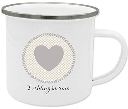 Persönliches Geschenk für die Mama - Tasse aus Emaille zum Geburtstag, Muttertag und besonderen Anlässen
