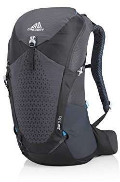 Gregory Unisex – Erwachsene Backpack Schwimmer Zulu 30 SM/MD, (Ozone Schwarz), Small/Medium
