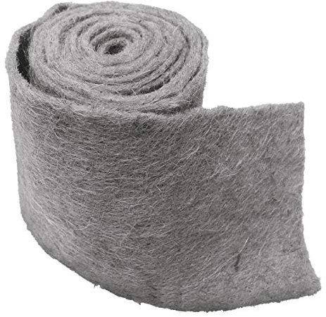 AFP Winterschutz Wickelband Jutefilz grau, extrabreit, 25 x 300 cm/Stammschutz für Palme, Olivenbaum, Hochstammrosen, Jungbäume, Obstbäume Frostschutz / 2 Jutesäckchen gratis