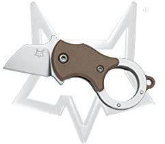 FOX - FX.536CB - Couteau Mini-Ta Marron