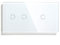 BSEED Touch Dimmer 2-Fach 1-Weg (KEIN WLAN) und WIFI-Schalter 1-Fach 1-Weg (Neutralkabel Erforderlich) Alexa Glasscheibe Wandlichtschalter Weiß