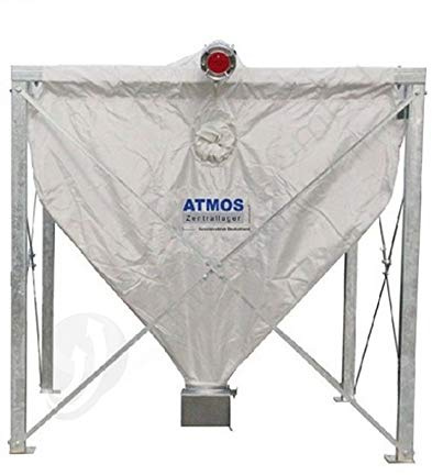 Atmos Pelletsilo 4,1 m³ RH 2,1 m Pelletlager Textilsilo Sacksilo Textilspeicher