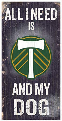 Fan Creations MLS Real Salt Lake Unisex Real Salt Lake Soccer and My Dog Sign, Team Color, 6 x 12