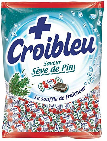 CROIBLEU - Bonbon Saveur Sève De Pin 250G - Lot De 2