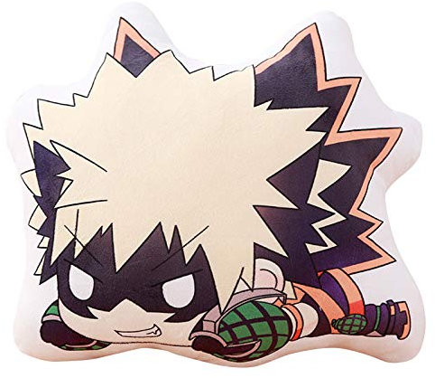 Hero Academia Plüschkissen Spielzeug, Izuku Todoroki Bakugou Kissen Puppe Plüsch Puppen Spielzeug Charakter Plüsch