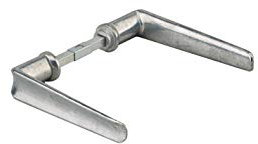 Paire de Béquilles pour Porte, Carré 6 Ou 7 mm, 2 Portées, Conçue pour Équiper Les Portes d'Entrée Jusqu'à 70 mm d'Épaisseur, Facile à Installer, S'Adapte sur Toutes Les Serrures, THIRARD