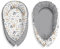 KosPu Multifunktionale Kuschelnest Babynest Kokon für Babys und Säuglinge, Nestchen, Reisebett, 100% Baumwolle, antiallergisch