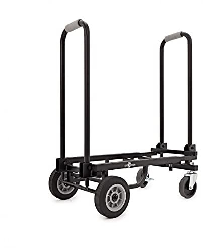 Adjustable Equipment Trolley by Gear4music Max Load 100KG