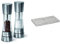 Cole & Mason H59408G Derwent Salt and Pepper Mills / H306119 Ramsgate Clear Salt and Pepper Mill Tray | Bundle | Lifetime Mechanism Guarantee - Mills