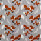 Jersey Stoff mit Fuchs Motiven 50 x 160 cm (grau) inkl. 15% Stoff-Gutschein von la fraise rouge